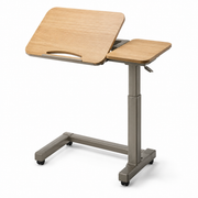 26-40 Inch Height-Adjustable Laptop Side Desk with Tilt Panel