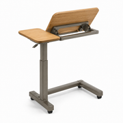 26-40 Inch Height-Adjustable Laptop Side Desk with Tilt Panel