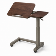 26-40 Inch Height-Adjustable Laptop Side Desk with Tilt Panel