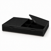 36-Inch Rolling Under-Bed Storage Drawer with Split Lid
